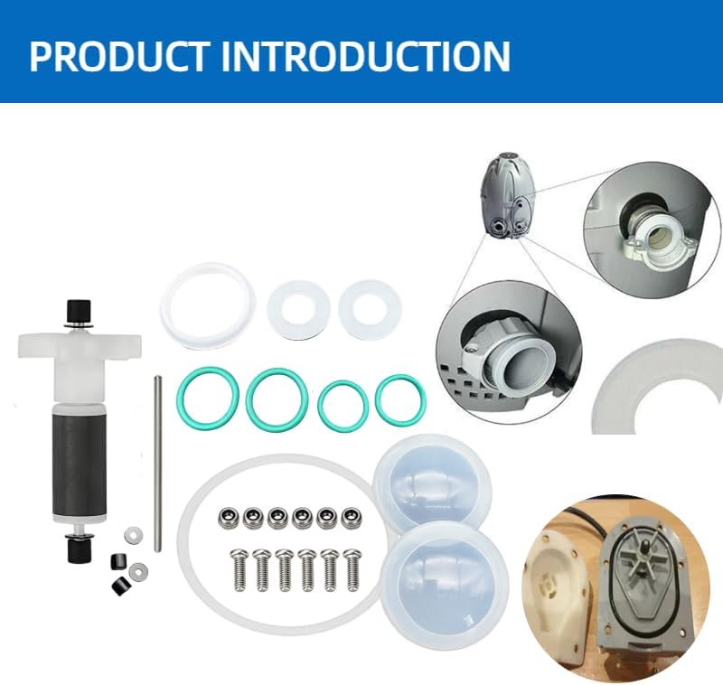 IKSI P4071 58113 Hot Tub Water Pump E02 Repair Kit for Coleman Lay-Z-Spa (w/Impeller & Shafts) - Image 2